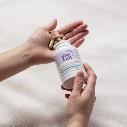 GleeFull Meno Belly Flusher - Menopause Supplements for Women - Hormone Balance for Weight Loss - Supports Digestion to Maintain Healthy Metabolism